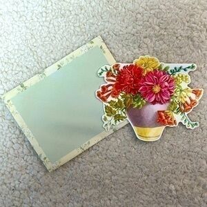 Carol Wilson Blank, Floral Die-cut Boxed Notecards